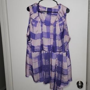 Silk soft tank blouse